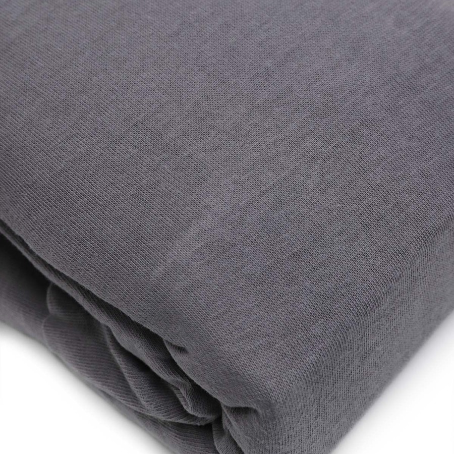 Hot HOMLA Przescieradlo Claire Jersey Szare 90X200 Cm Szary