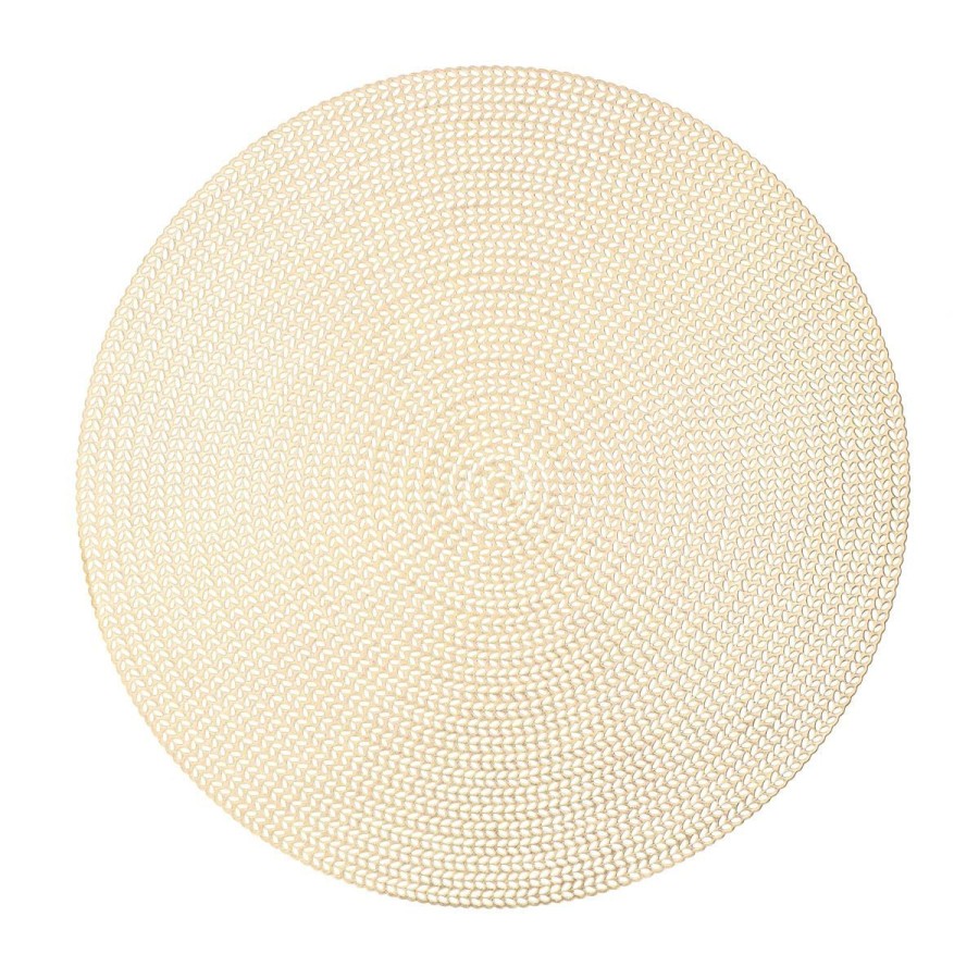 Best HOMLA Podkladka Do Jadalni Skine Zlota 38 Cm Zloty