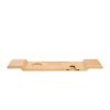 Wholesale HOMLA Polka Na Wanne Kona Drewniana Naturalna 70X16X4 Cm Naturalny