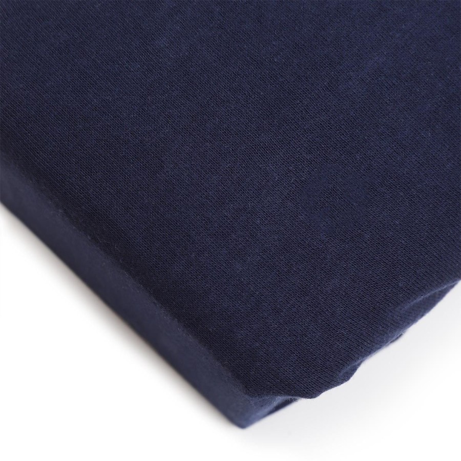 Wholesale HOMLA Przescieradlo Claire Jersey Granatowe 140X200 Cm Granatowy